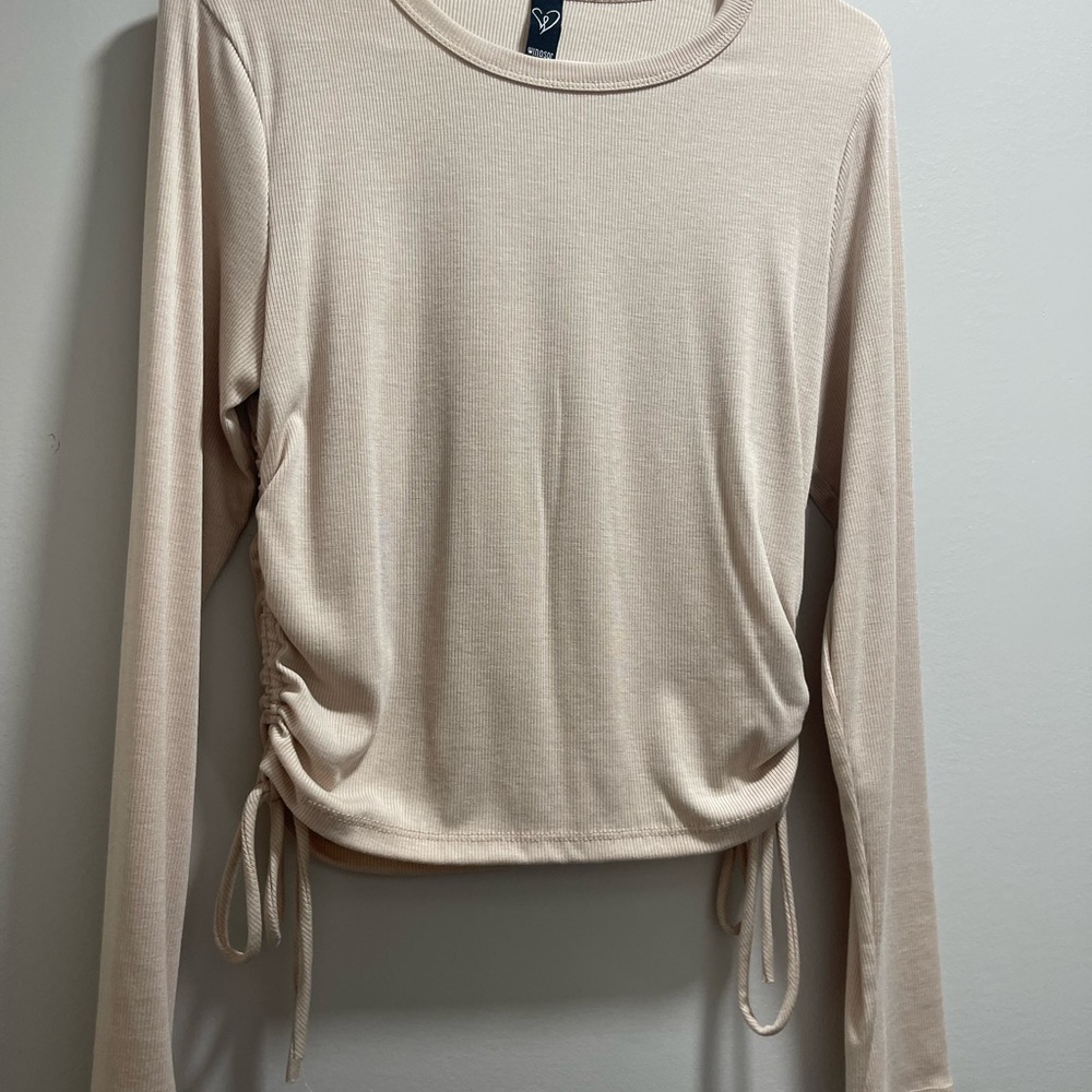 Dual cinched crop top